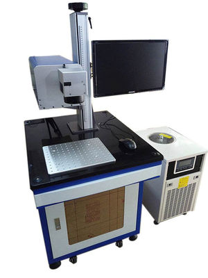 الصين 355Nm خفف من الزجاج شعار الأشعة فوق البنفسجية الليزر علامة منطقة 100x100mm ULMM-A01 شهادة FDA المزود